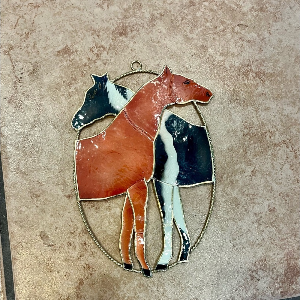 Stained Glass Horse Wall Art - Picture 3 of 10